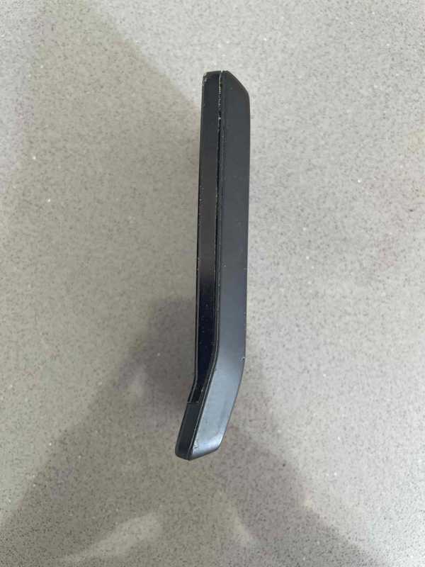 HTC Hero phone from the side, showing it's chin